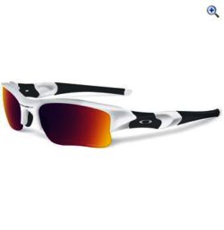 Oakley Prizm Road Flak Jacket XLJ Sunglasses (Polished White/Black Iridium) - Colour: POLISHED WHITE